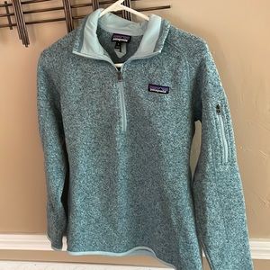 Women’s Patagonia Better Sweater 1/4 Zip in Aqua Blue